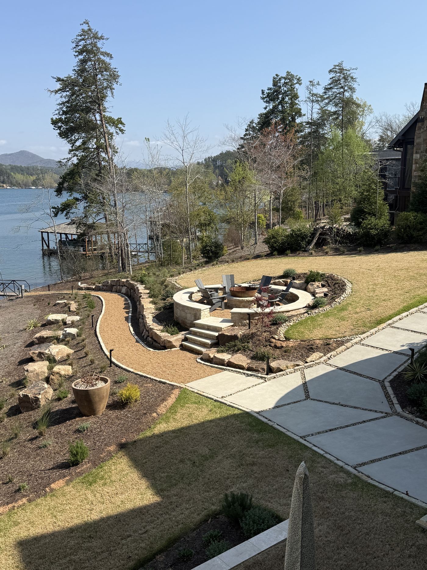Outdoor stone living